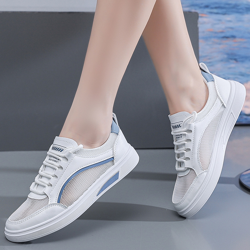 Women's casual shoes: Anti-slip and wear-resistant white sneakers
